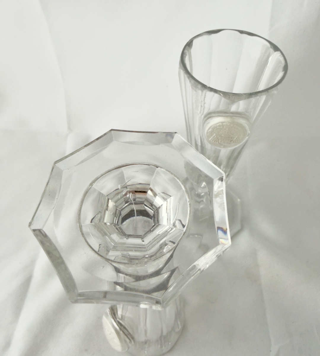 Champagne Flute With A Heraldic Crystal-ceramic Inlay, Cardinal Dupont, Archbishop Of Bourges-photo-3