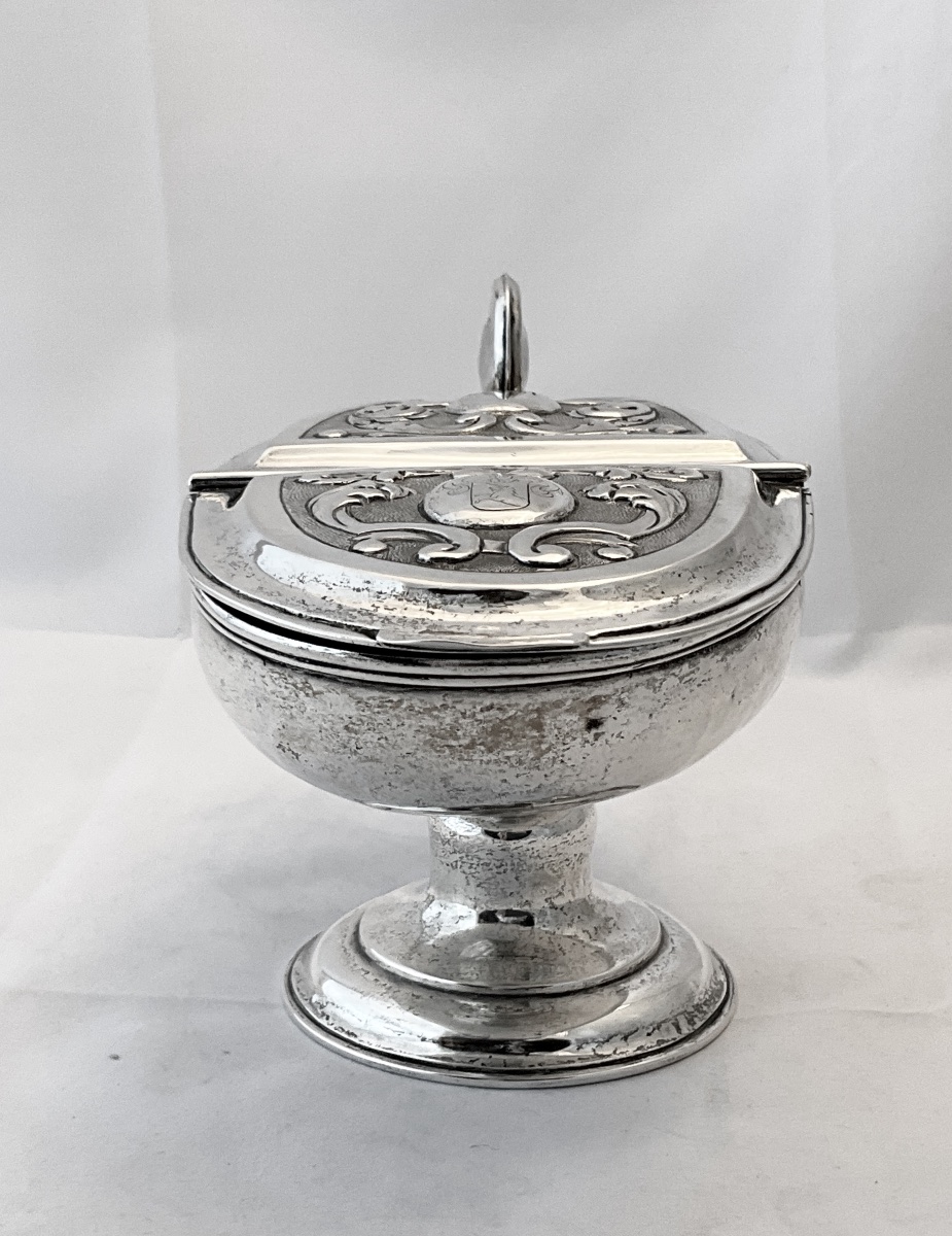 Liège, 1740, Dieudonné Crasset, Solid Silver Incense Shaker-photo-4