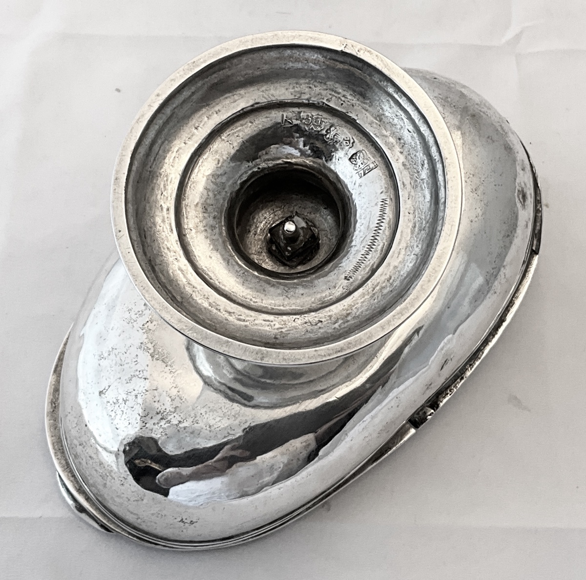 Liège, 1740, Dieudonné Crasset, Solid Silver Incense Shaker-photo-5