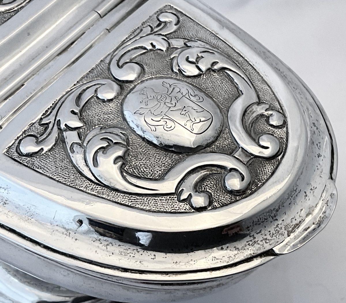 Liège, 1740, Dieudonné Crasset, Solid Silver Incense Shaker