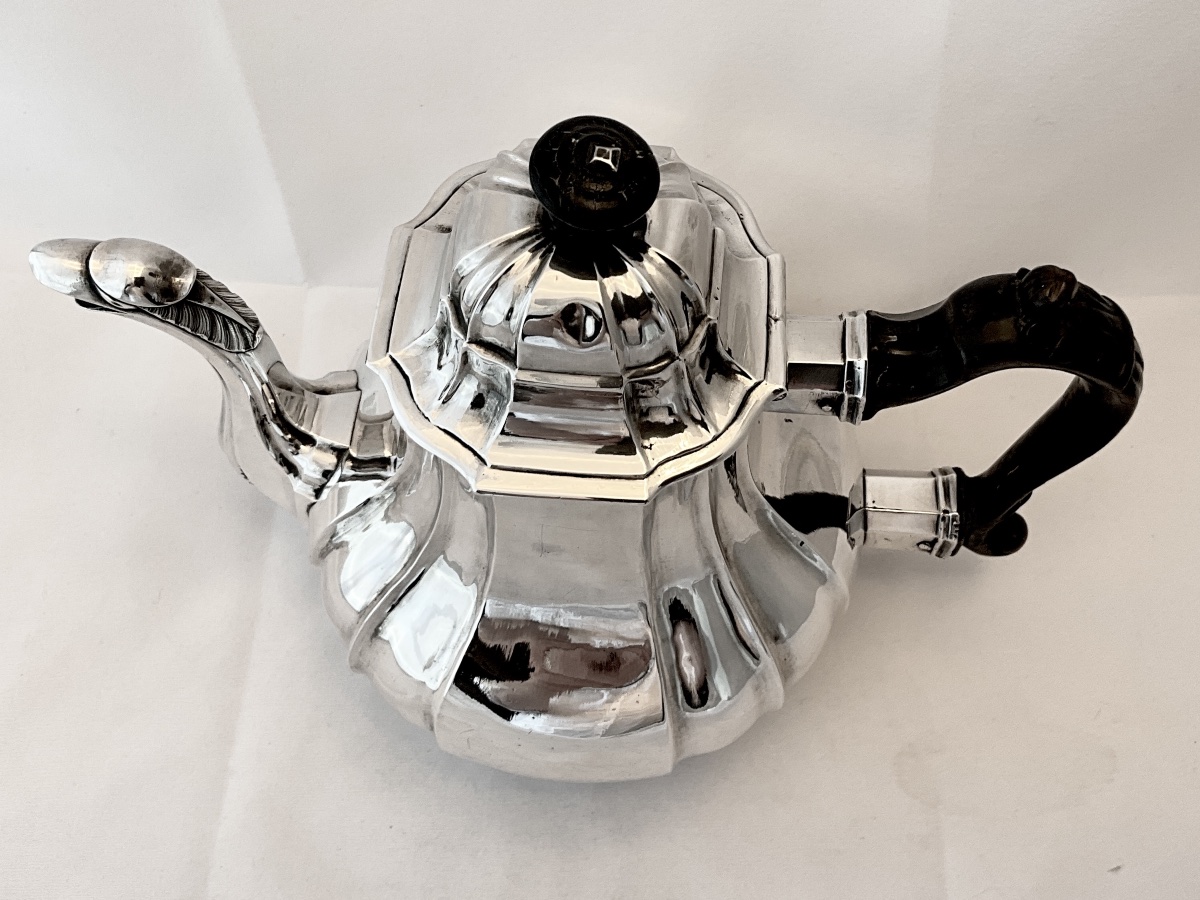 Bruges 1634 Silver Teapot -photo-2