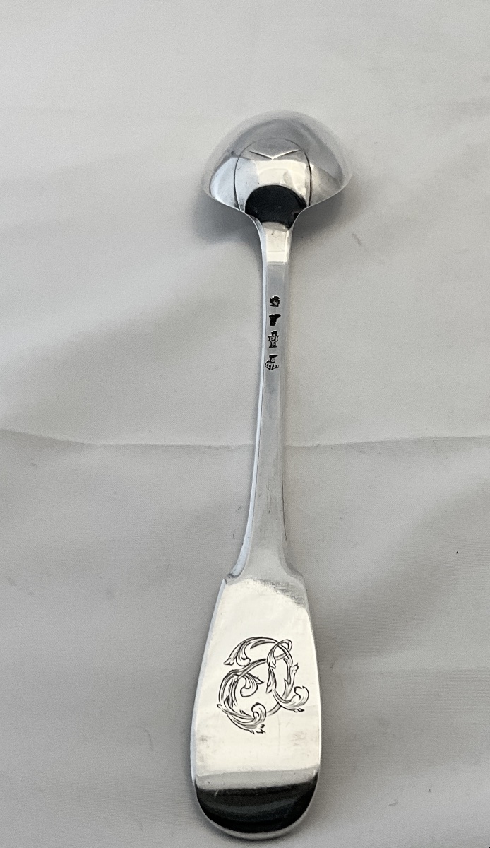 Valenciennes, 1778, Stew Spoon, Solid Silver, Philippe Joseph Becquet -photo-3