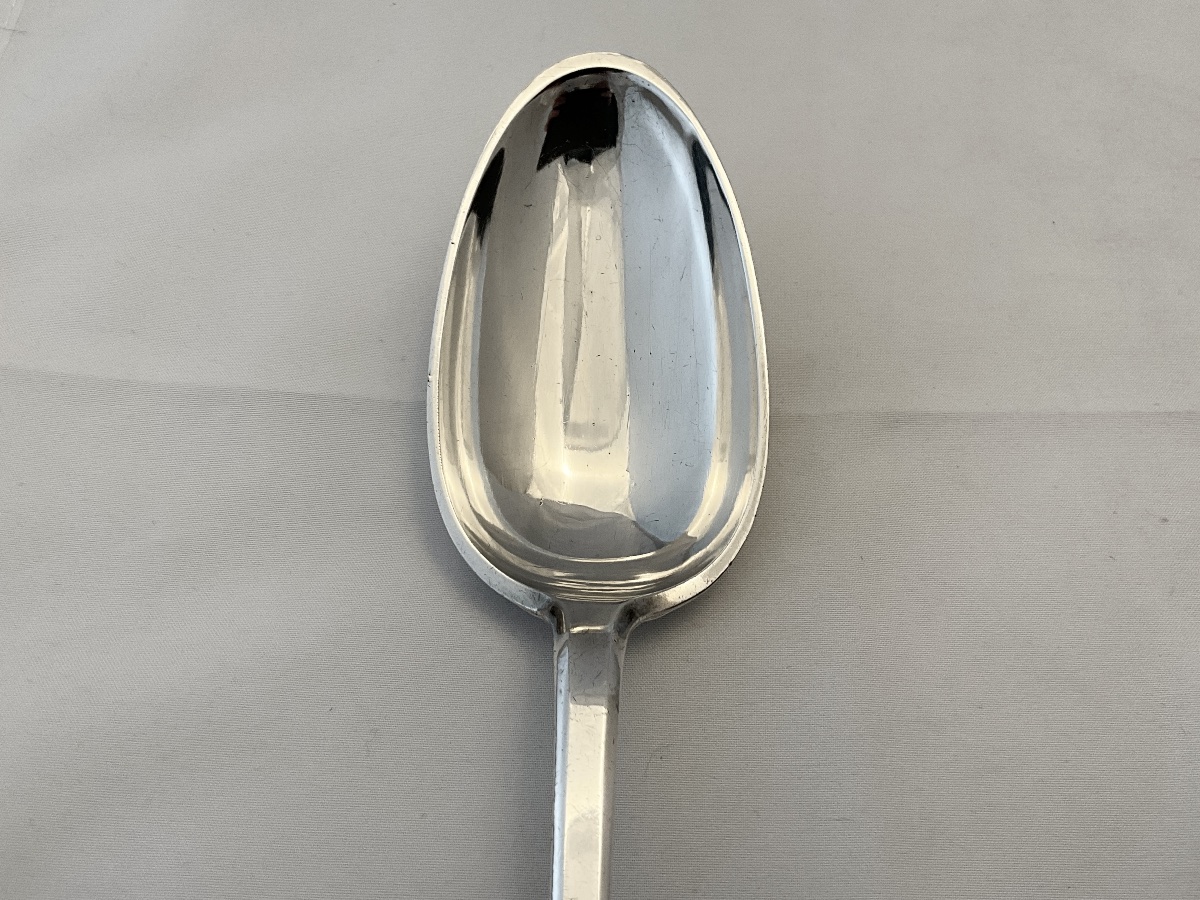 Valenciennes, 1778, Stew Spoon, Solid Silver, Philippe Joseph Becquet -photo-4