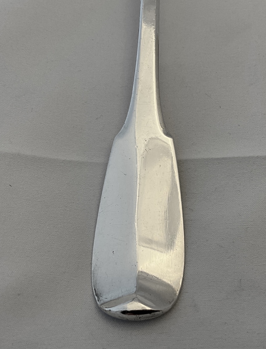 Valenciennes, 1778, Stew Spoon, Solid Silver, Philippe Joseph Becquet -photo-5