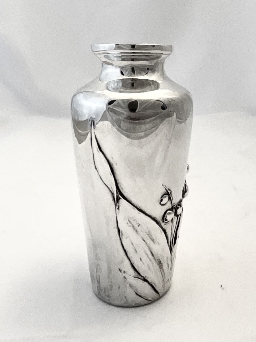 Philippe Wolfers , Bruxelles vers 1890-1900, argent massif , Art Nouveau-photo-3