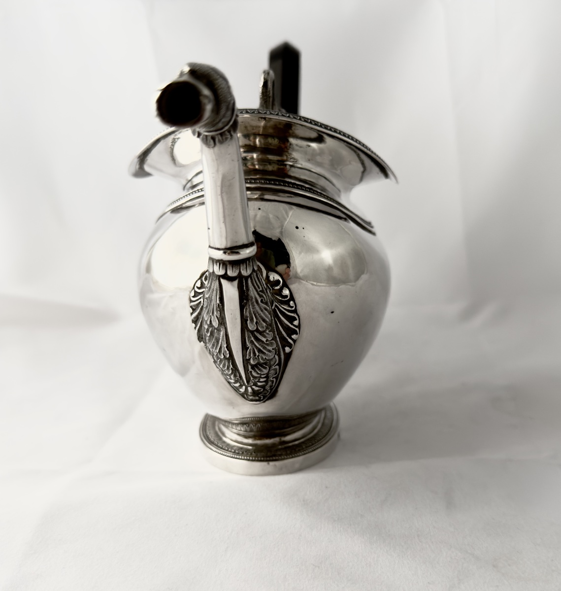 Brussels, 1822–1831, Solid Silver, Empire-style Teapot, Silversmith François Thomas-photo-2
