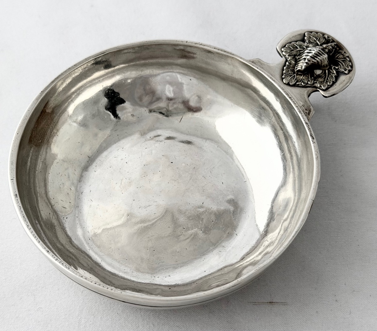 Paris 1760, tastevin en argent massif, par Jean-Baptiste Gillet-photo-2