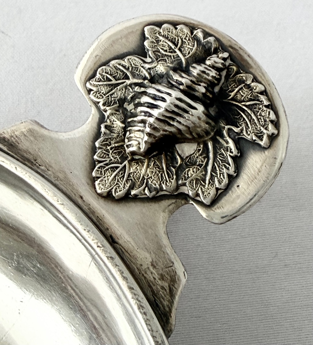 Paris 1760, tastevin en argent massif, par Jean-Baptiste Gillet