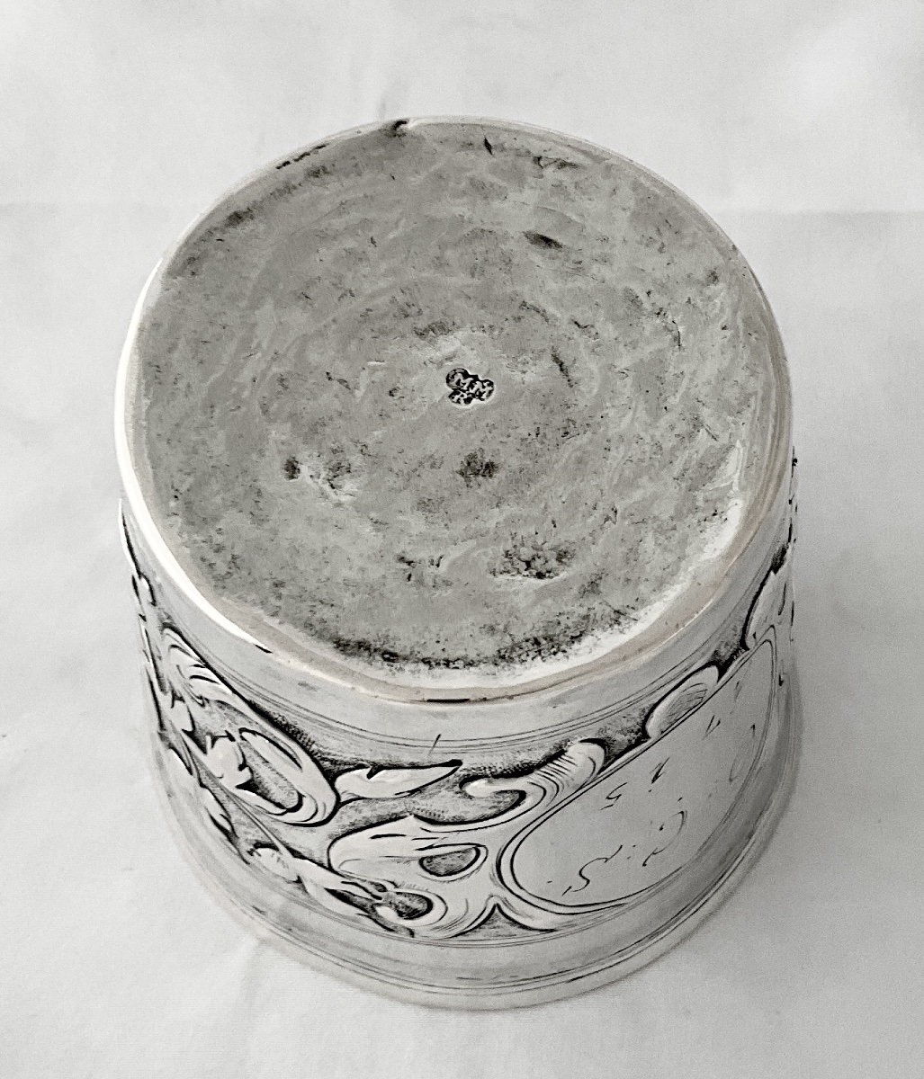Oslo 1715, Solid Silver Beaker, Michel Michelsen Rømer, Christiania -photo-3