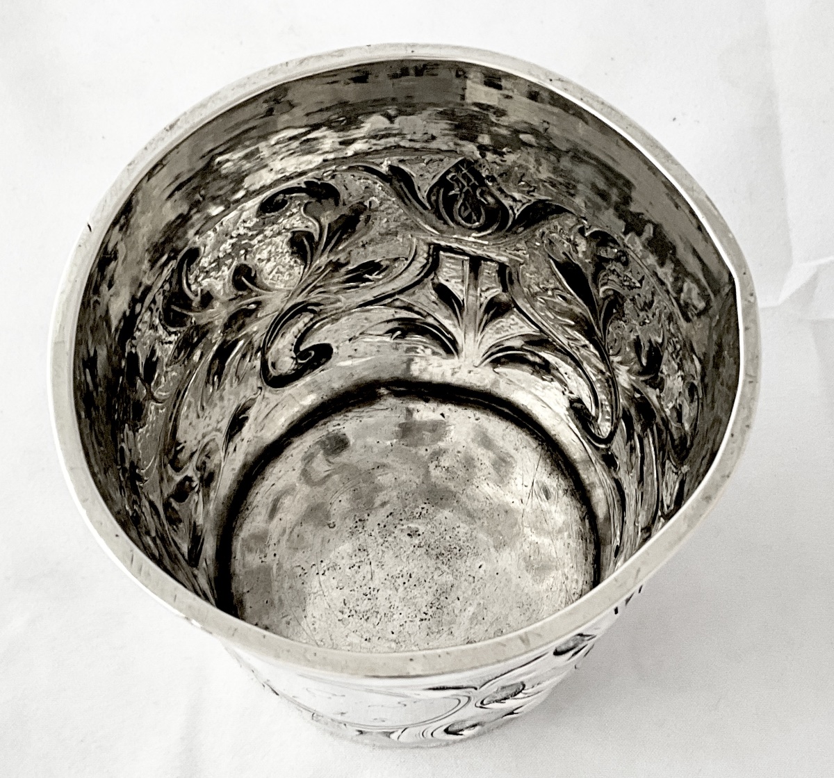 Oslo 1715, Solid Silver Beaker, Michel Michelsen Rømer, Christiania -photo-4