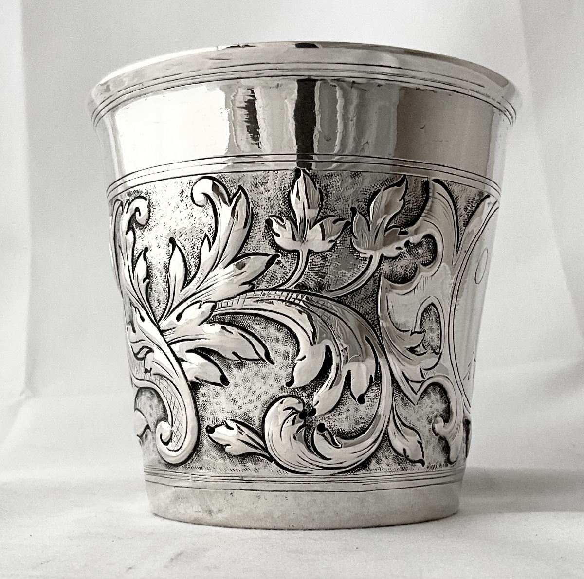 Oslo 1715, Solid Silver Beaker, Michel Michelsen Rømer, Christiania 