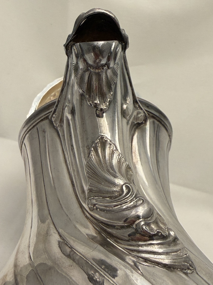 Mons, 1772, Silver Chocolate Pot, Joseph Philippe Ghienne, Louis XV -photo-6