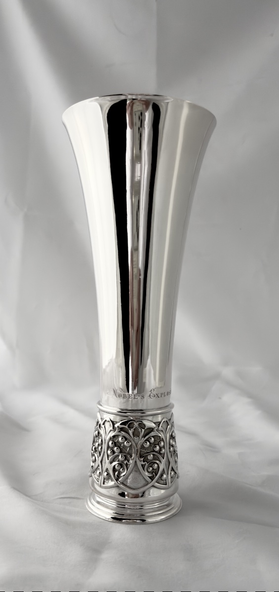 Philippe Wolfers , vase Art Nouveau ,1890-1910, argent massif-photo-2