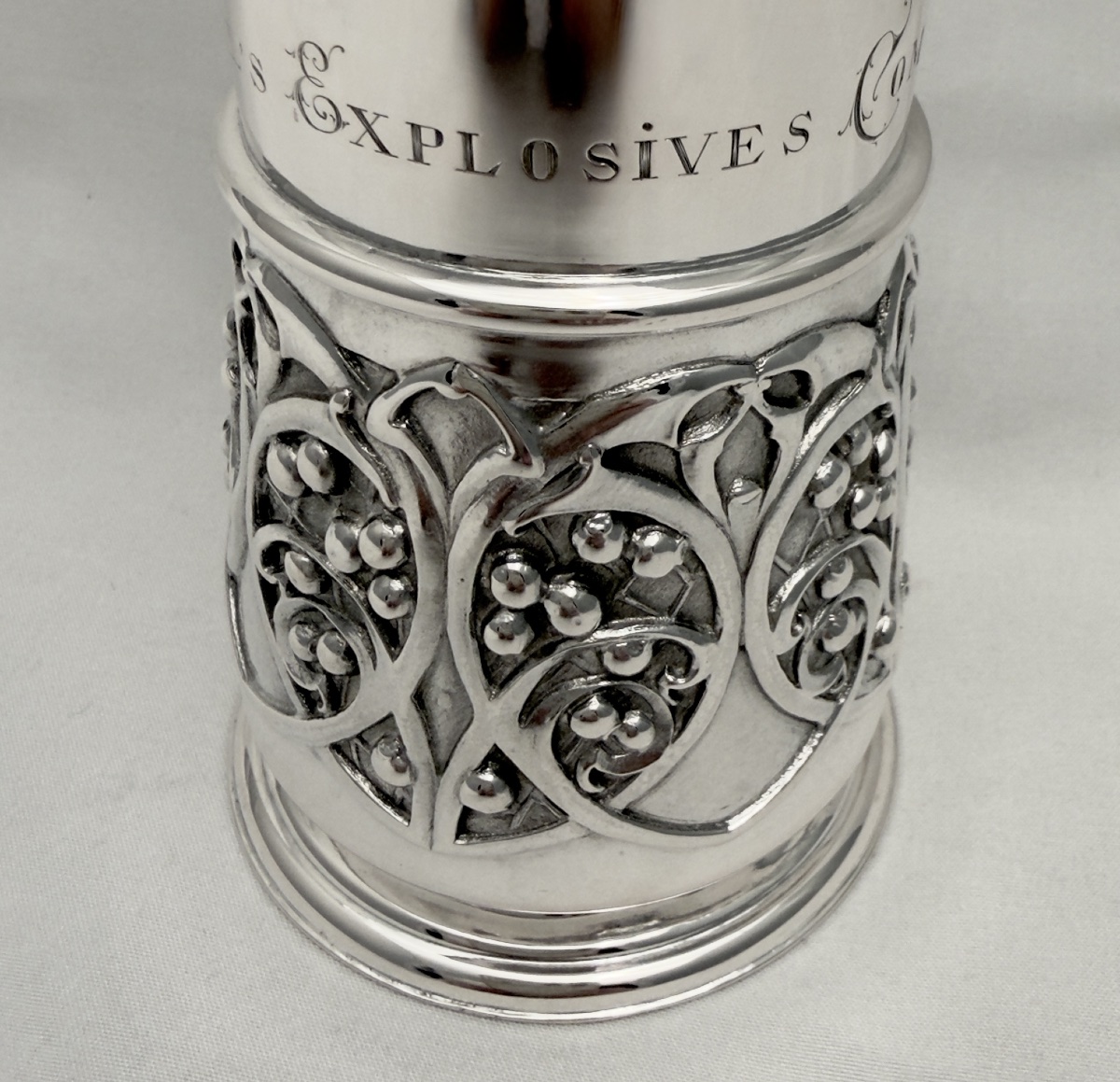 Philippe Wolfers , vase Art Nouveau ,1890-1910, argent massif-photo-2