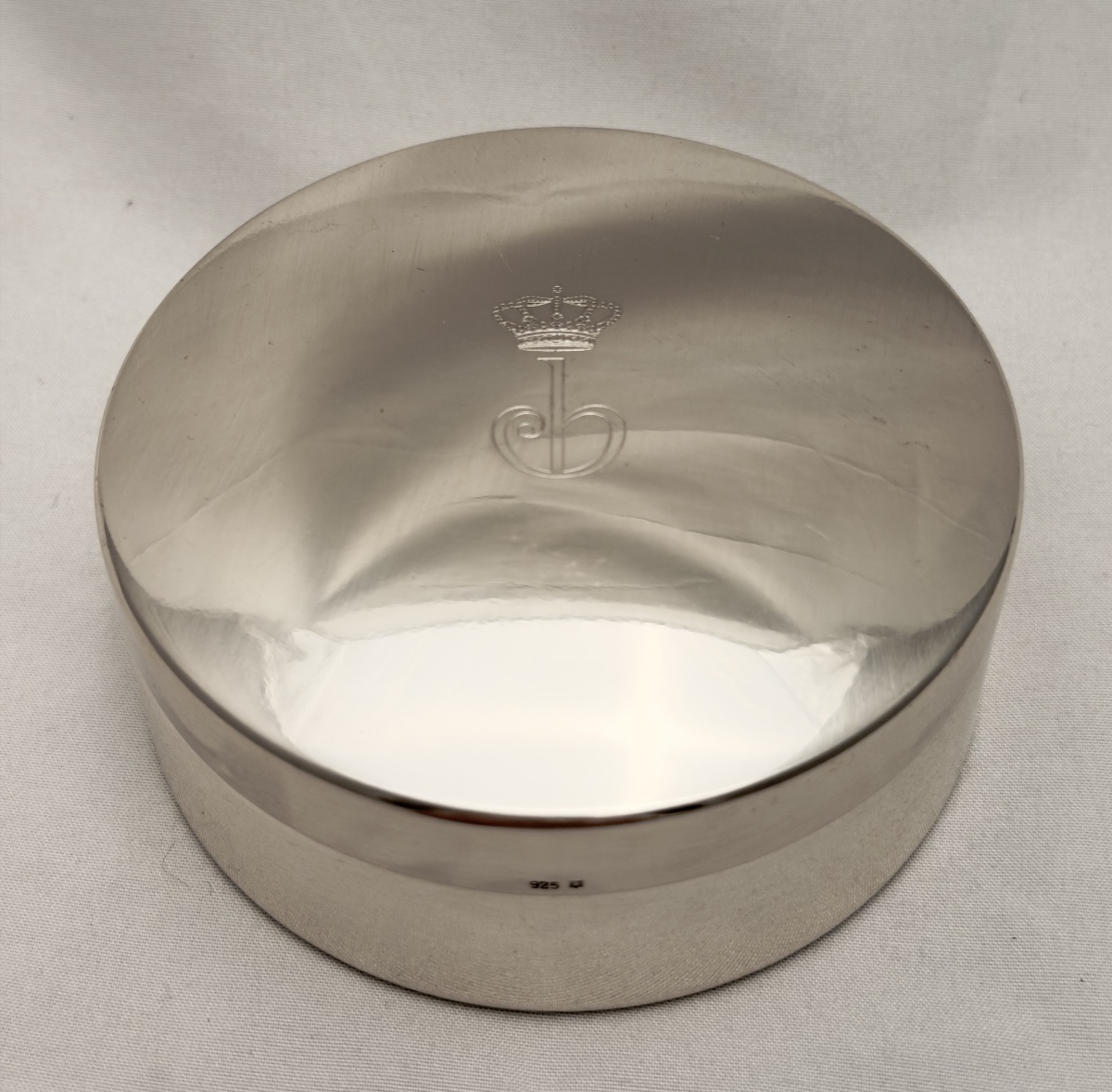 A Gift From Queen Juliana Of The Netherlands And Prince Bernhard, Solid Silver, 1954-photo-2