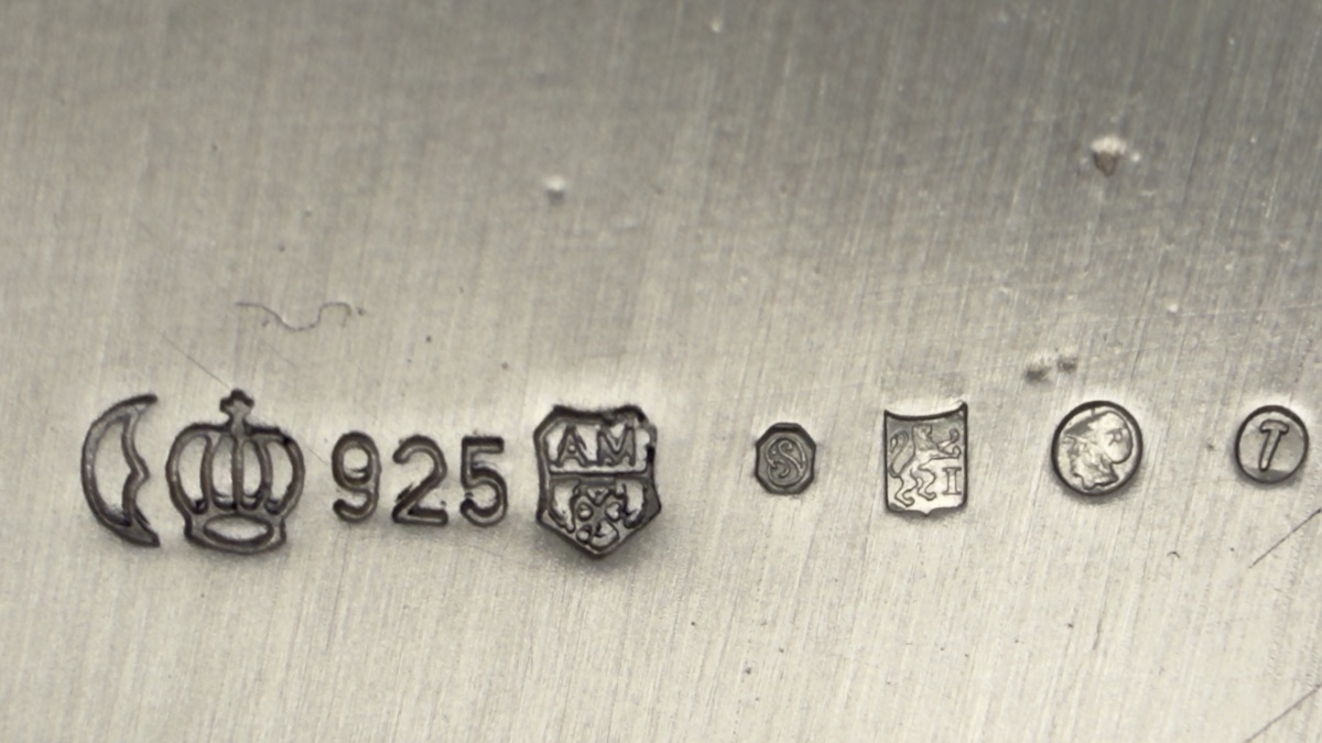 A Gift From Queen Juliana Of The Netherlands And Prince Bernhard, Solid Silver, 1954-photo-2