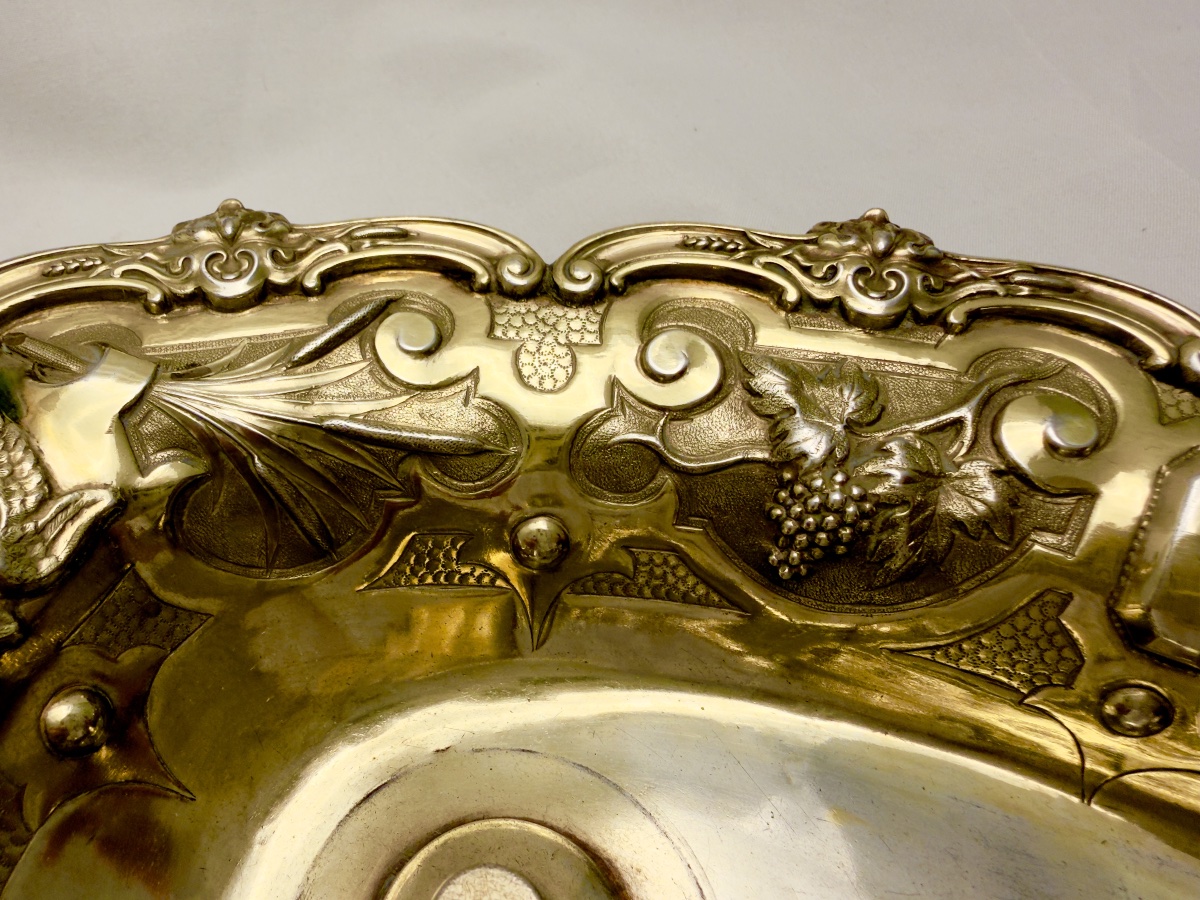 Favier, Pair Of Solid Silver And Vermeil Cruets, Circa 1850 -photo-2