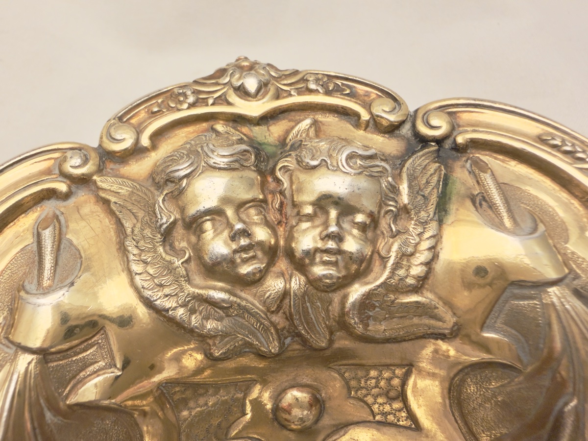 Favier, Pair Of Solid Silver And Vermeil Cruets, Circa 1850 -photo-3