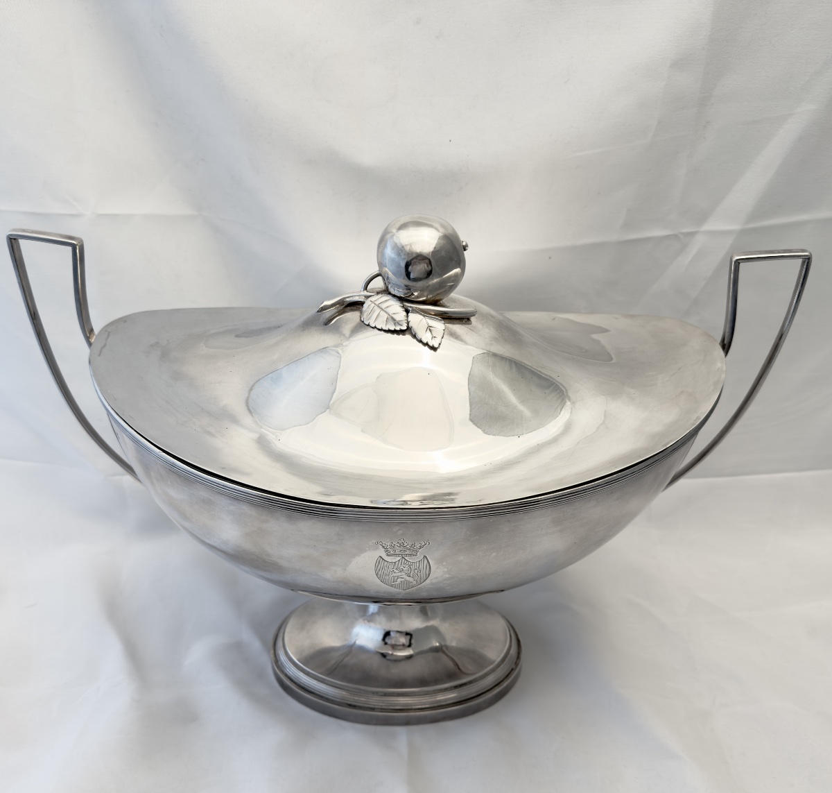 Oultremont Family, 1814–1831, Solid Silver Soup Tureen, Jan Baptiste II Verberckt-photo-1