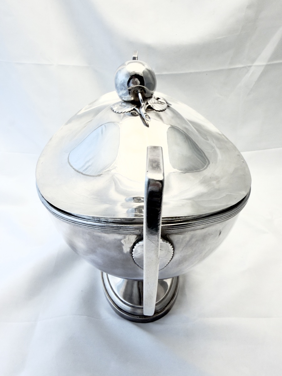 Oultremont Family, 1814–1831, Solid Silver Soup Tureen, Jan Baptiste II Verberckt-photo-5
