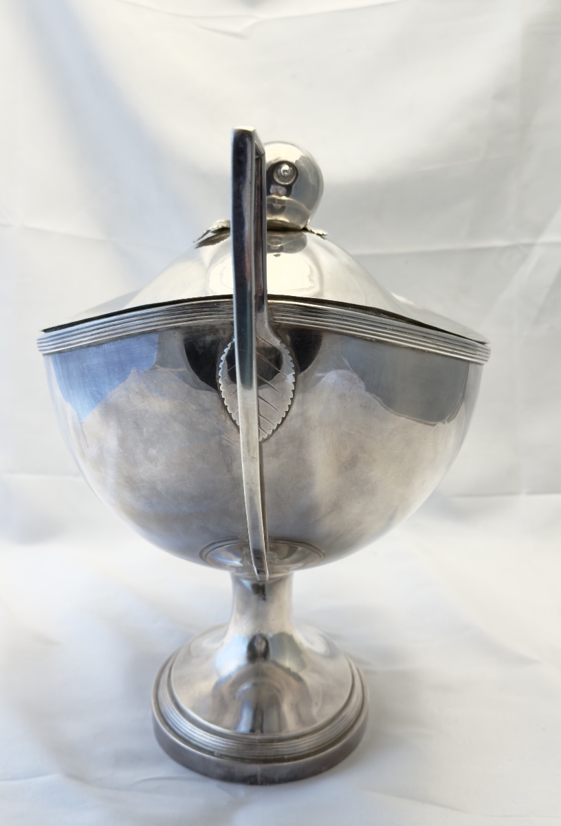 Oultremont Family, 1814–1831, Solid Silver Soup Tureen, Jan Baptiste II Verberckt-photo-8