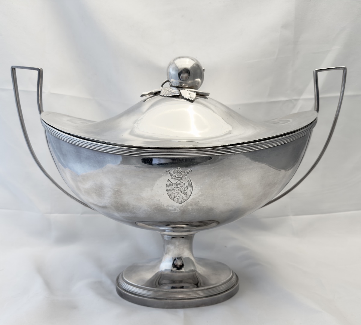 Oultremont Family, 1814–1831, Solid Silver Soup Tureen, Jan Baptiste II Verberckt