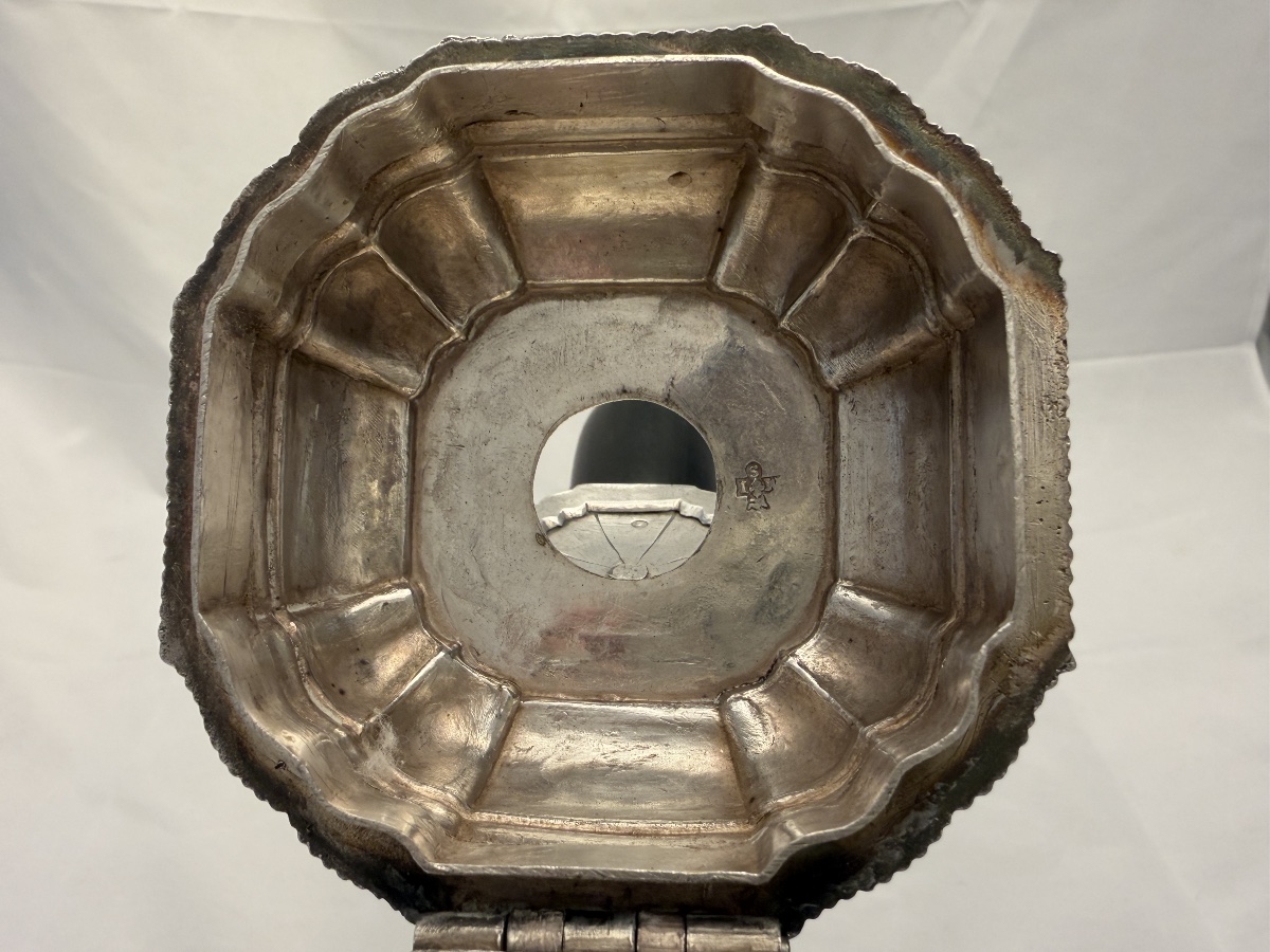 Douai 1744, chocolatière,argent massif, Maximilien Joseph Savary-photo-6