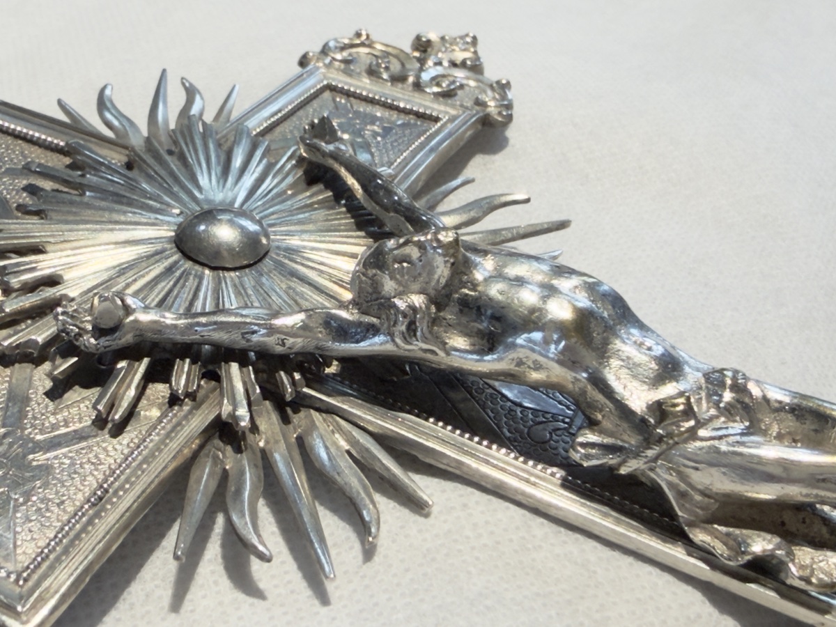 Gand 1775, bénitier d’appartement, argent massif, Philippe Le Clerq-photo-2