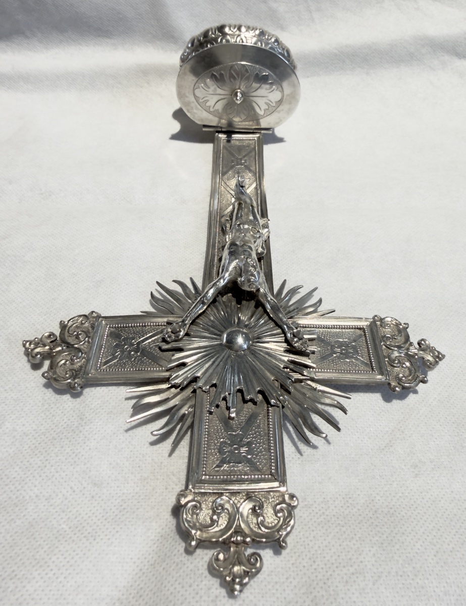 Gand 1775, bénitier d’appartement, argent massif, Philippe Le Clerq-photo-3