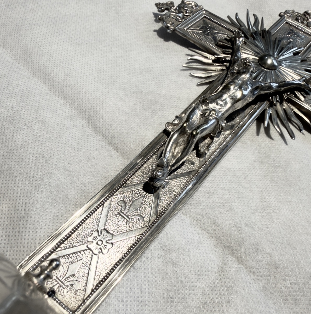 Gand 1775, bénitier d’appartement, argent massif, Philippe Le Clerq-photo-4