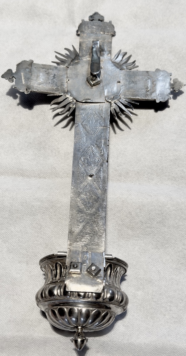 Gand 1775, bénitier d’appartement, argent massif, Philippe Le Clerq-photo-8
