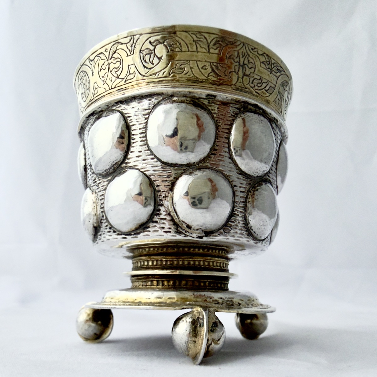 Holy Roman Empire, Circa 1540–1580, Renaissance Goblet, Solid Silver And Vermeil -photo-6