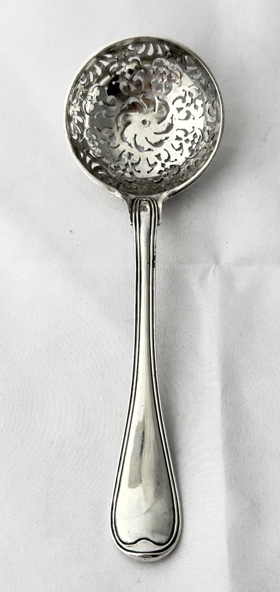 Strasbourg, 1763, Besenval-von Roll Coat Of Arms, Sprinkling Spoon, Sugar Spoon, Johann Pick-photo-4