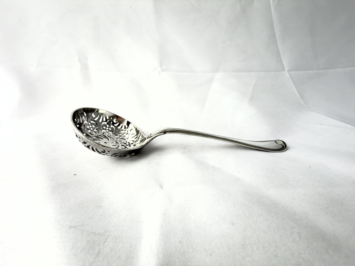 Strasbourg, 1763, Besenval-von Roll Coat Of Arms, Sprinkling Spoon, Sugar Spoon, Johann Pick-photo-1