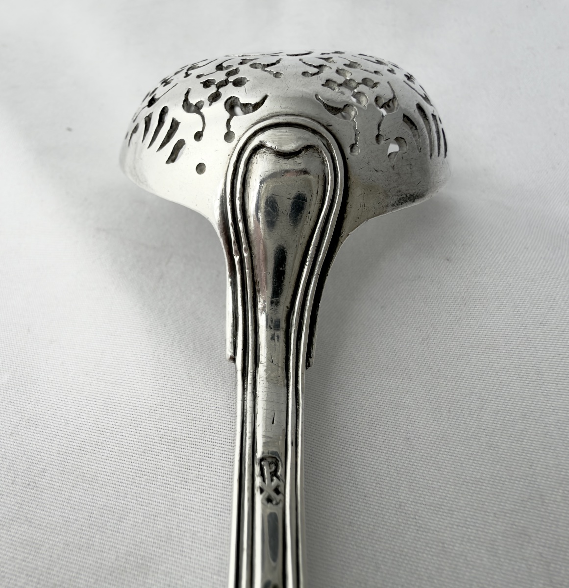 Strasbourg, 1763, Besenval-von Roll Coat Of Arms, Sprinkling Spoon, Sugar Spoon, Johann Pick-photo-3