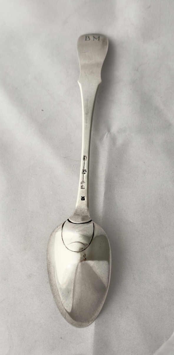 Kortrijk, 1764, Stew Spoon, Gaspard François De Millecamps, Kortrijk, Solid Silver -photo-4