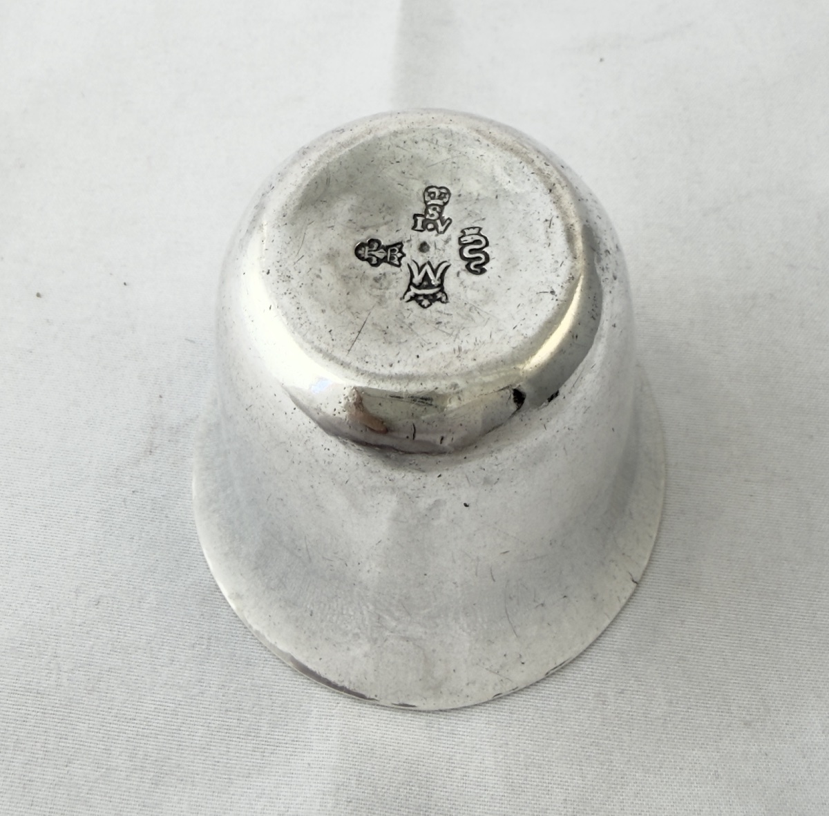 Saumur 1736–1738, Solid Silver Curon, Joseph II Viau, Goblet-shaped Timbale -photo-4