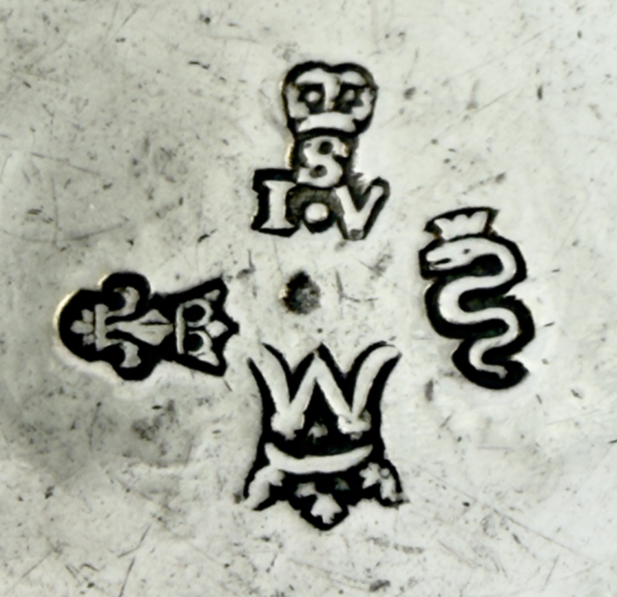Saumur 1736–1738, Solid Silver Curon, Joseph II Viau, Goblet-shaped Timbale 