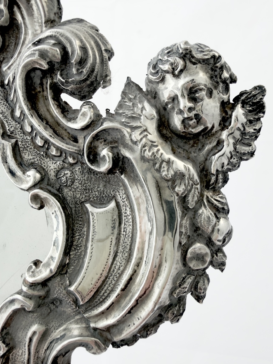 Venise 1747-1780, argent massif, reliquaire Rococo, Zuan Pietro Grappiglia-photo-3