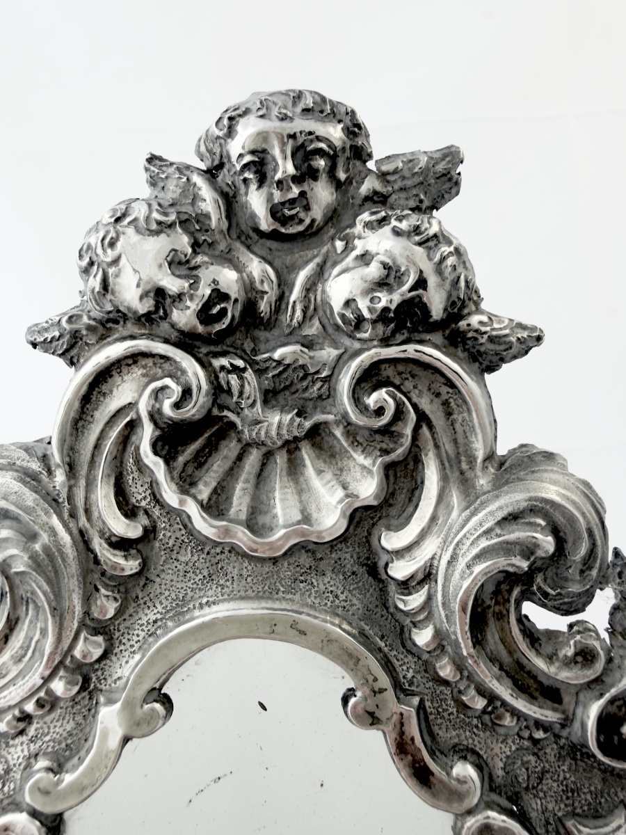 Venise 1747-1780, argent massif, reliquaire Rococo, Zuan Pietro Grappiglia-photo-4