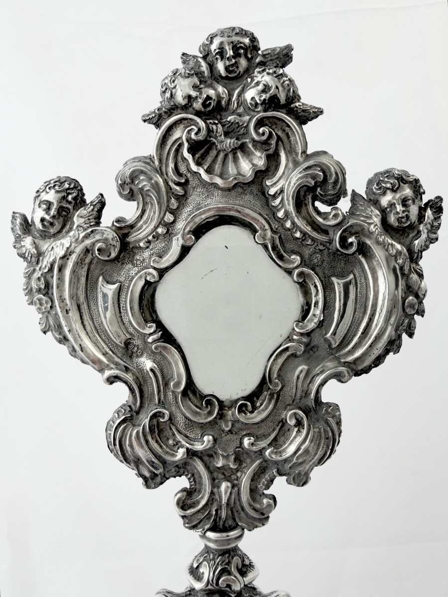 Venise 1747-1780, argent massif, reliquaire Rococo, Zuan Pietro Grappiglia