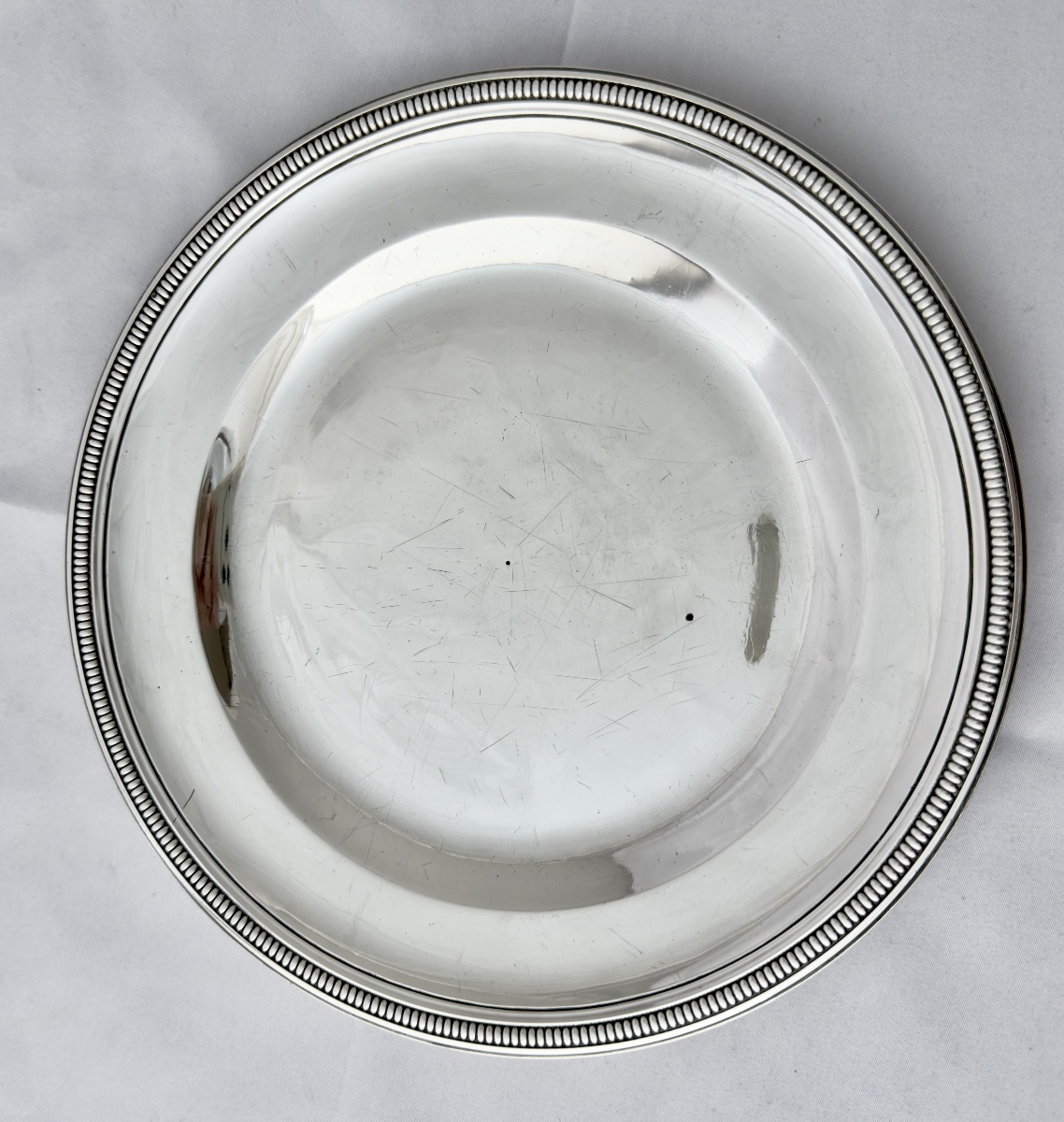 Henry Auguste, Paris 1787-1788,  argent massif, assiette de l’époque Louis XVI -photo-4