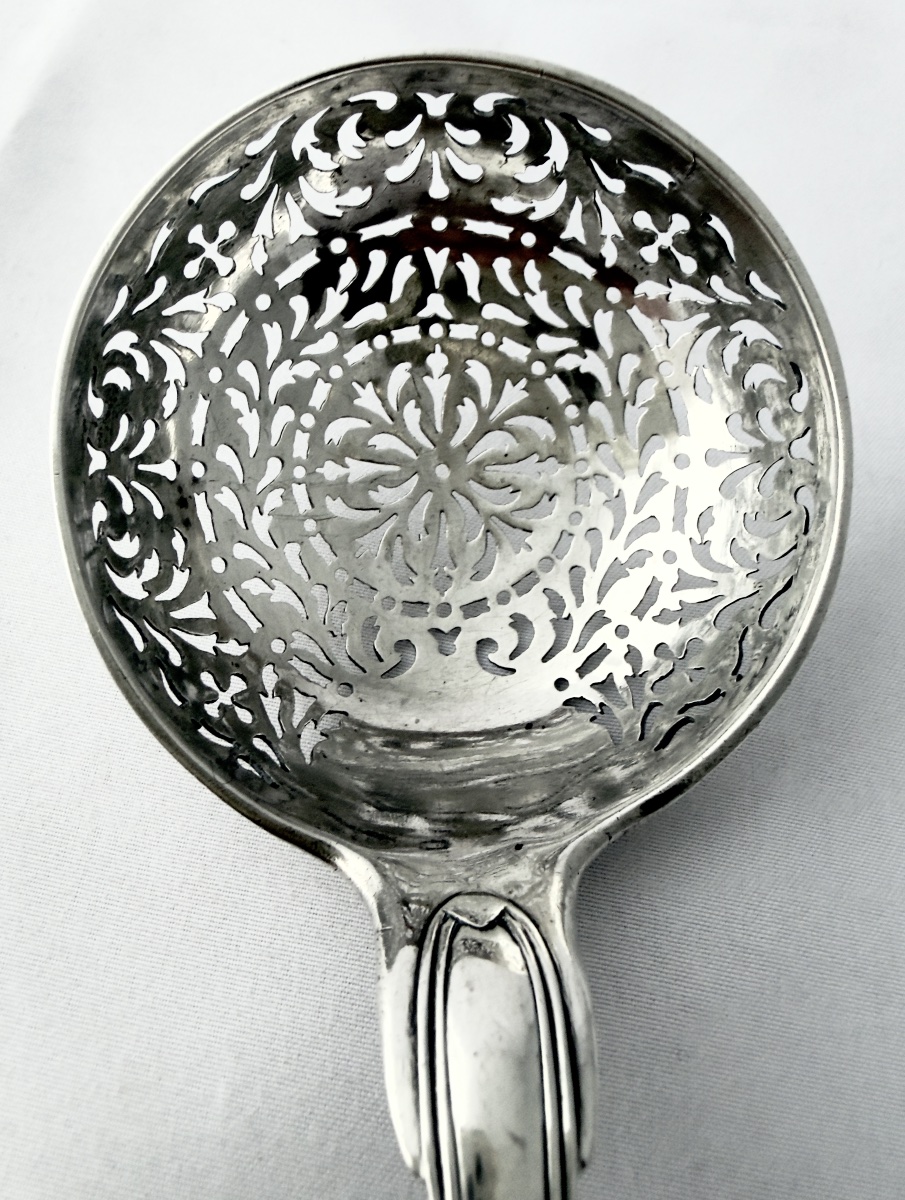 Paris, 1765, Charles-françois Lautran, Sugar Spoon, Solid Silver, Louis XV Style-photo-2