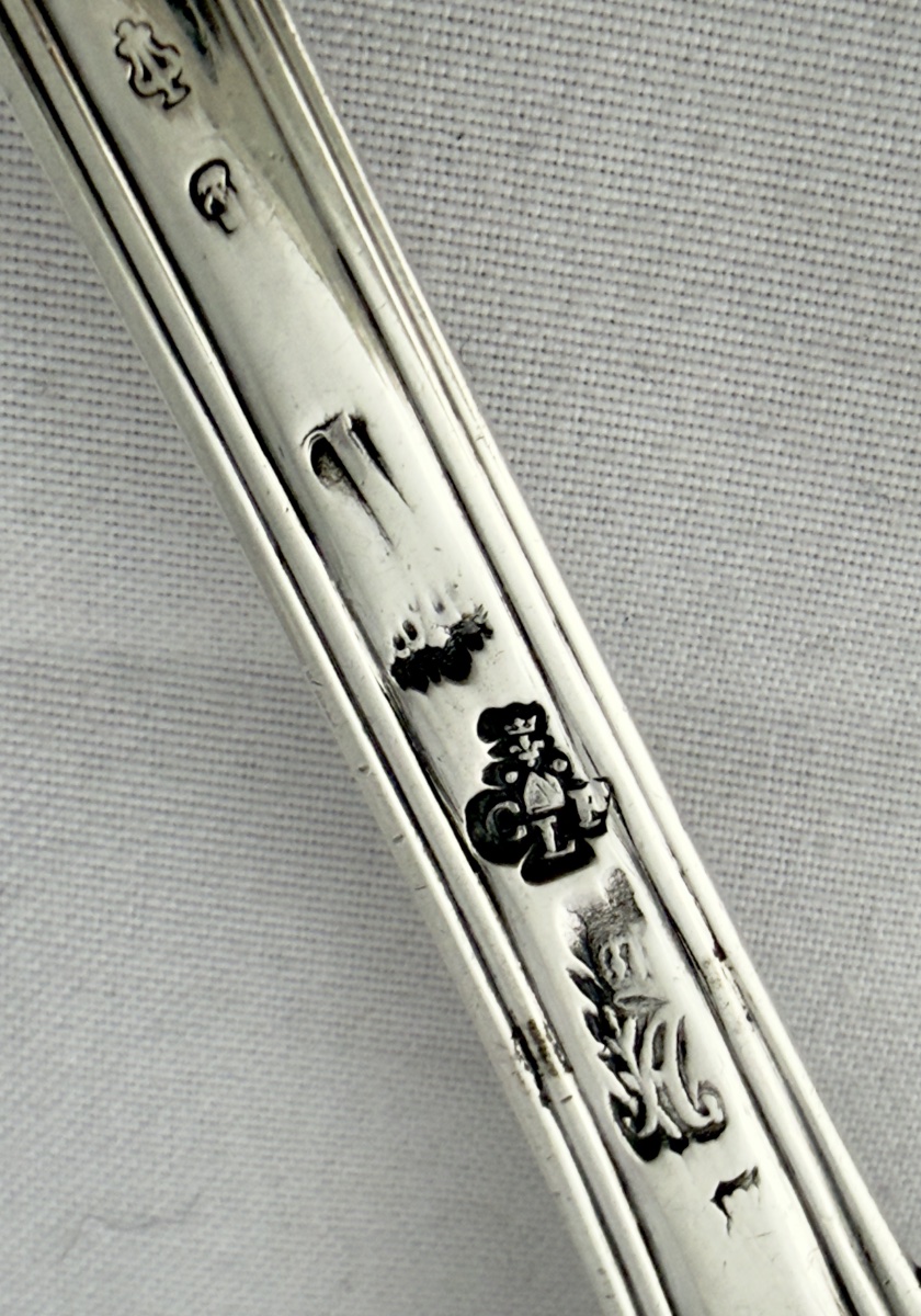 Paris, 1765, Charles-françois Lautran, Sugar Spoon, Solid Silver, Louis XV Style-photo-4