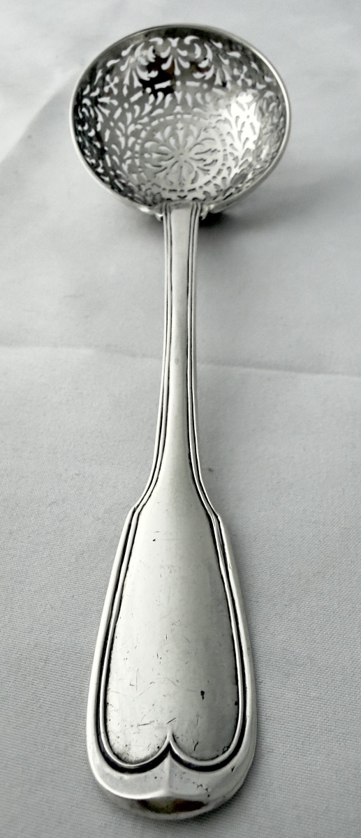 Paris, 1765, Charles-françois Lautran, Sugar Spoon, Solid Silver, Louis XV Style-photo-2