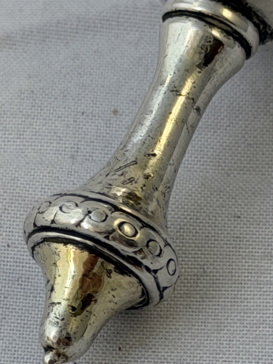 Augsbourg 1789-1790, Christian II Drentwett , clochette de table en argent massif -photo-2