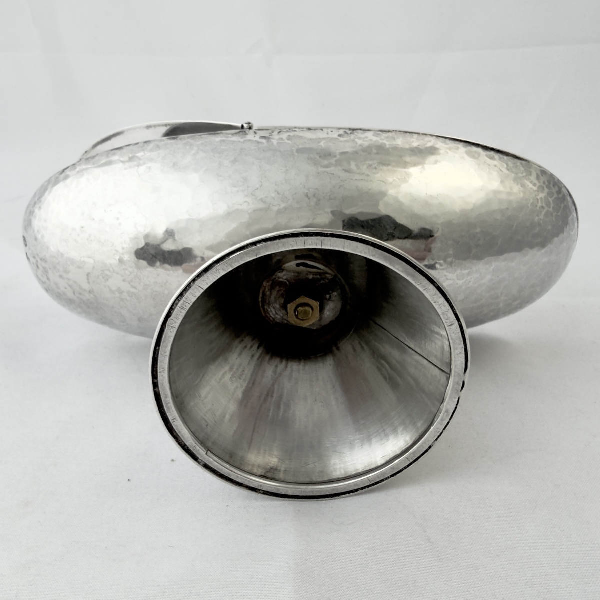 Namur 1949-1965, argent massif, Louis Stokart, navette à encens -photo-2