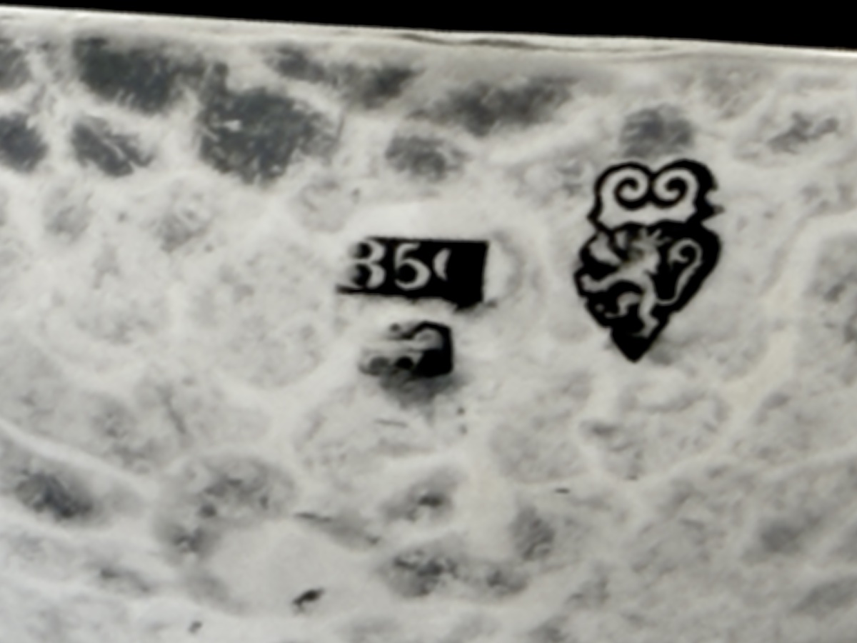 Namur 1949-1965, argent massif, Louis Stokart, navette à encens -photo-3