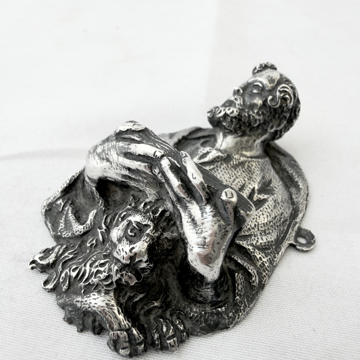 Venice, 1580–1650, Solid Silver, Four Medallions Depicting Processional Crosses, -photo-2
