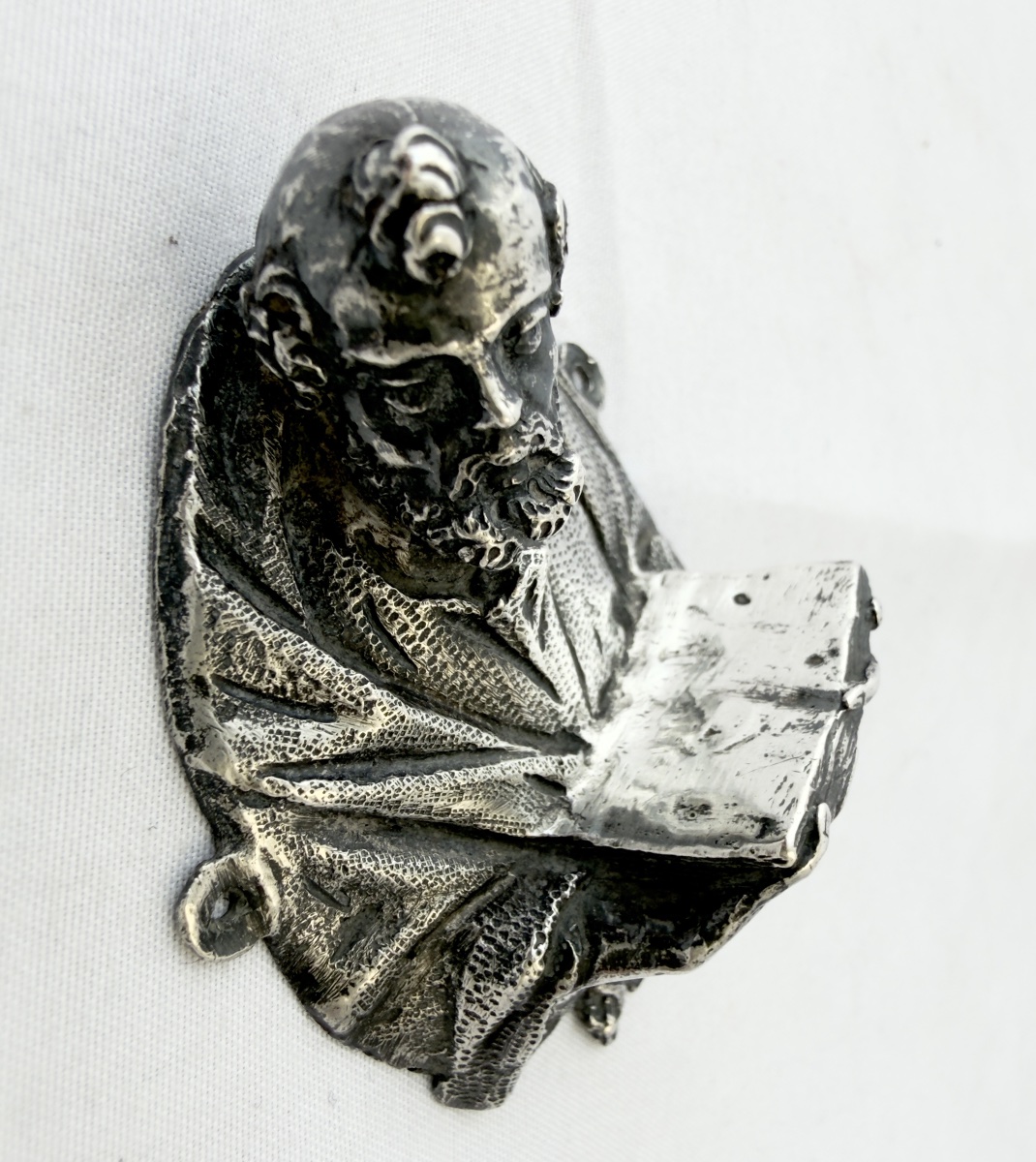 Venice, 1580–1650, Solid Silver, Four Medallions Depicting Processional Crosses, -photo-3